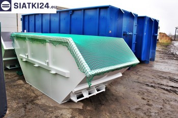 Siatki Kępno - Siatka przykrywająca na kontener - zabezpieczenie przewożonych ładunków dla terenów Kępna